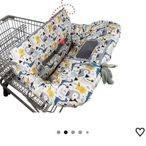 Baby Animal Print Shopping Cart Cover